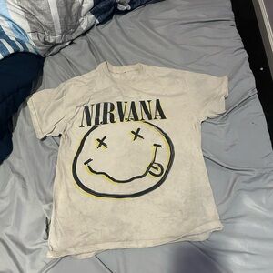 Nirvana Graphic T-Shirt - Cream
